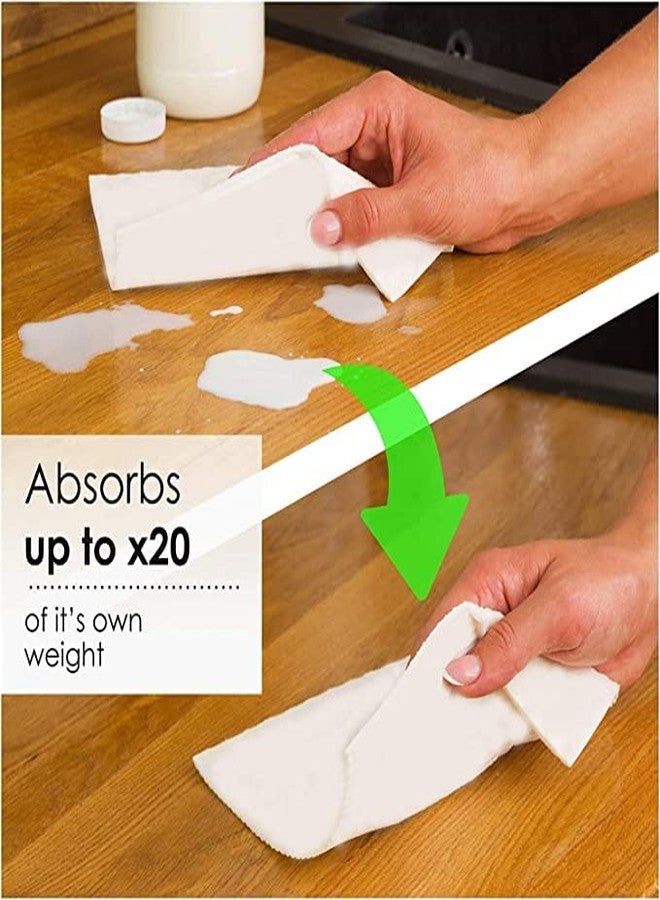 Being One BeingOne Bamboo Fibre Reusable 200 GSM Kitchen Wipes Washable/Cleaning Cloth/Table Wipe Highly Absorbent, Washable, Breathable and Durable Towel for Kitchen, Bathroom Windows, Dusting (Pack of 3) - Image 5